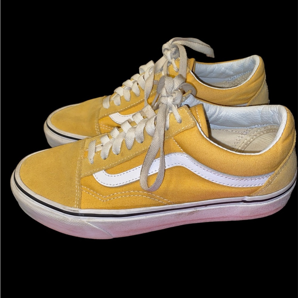 Yellow vans- Old Skool | size 8 women | 6.5 men